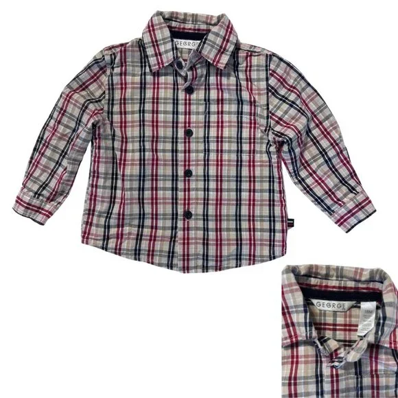 Lot of Three Collared Boys Toddler Shirts, size 18 mo - Picture 4 of 4
